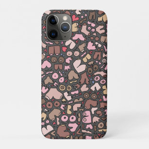 Case-Mate iPhone Case Nom motif mammaire neutre