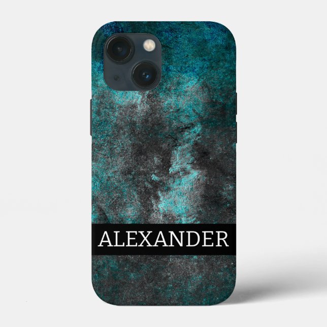 Coques Case-Mate iPhone Nom personnalisable texture Abstraite (Verso)