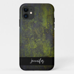 Case-Mate iPhone Case Nom personnalisable texture de grunge Abstraite