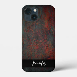 Case-Mate iPhone Case Nom personnalisable texture de grunge Abstraite
