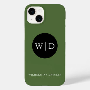 Coque Case-Mate iPhone Nom personnalisé avec monogramme