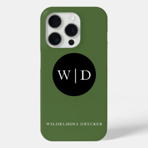 Coque Case-Mate iPhone Nom personnalisé avec monogramme