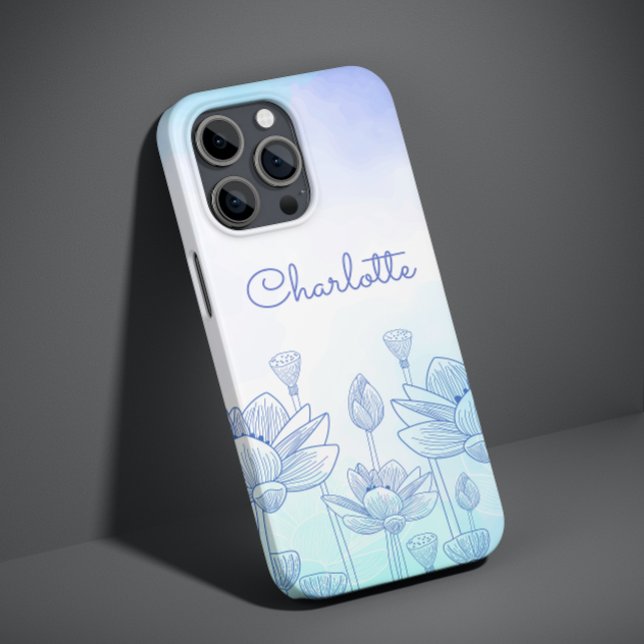 Coques Case-Mate iPhone Nom personnalisé avec superposition de silhouette  (Créateur téléchargé)