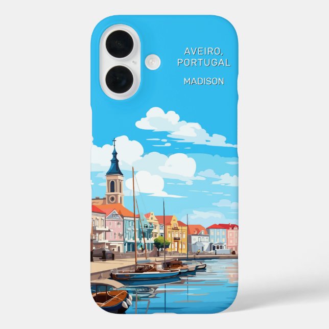 Coques Case-Mate iPhone Nom personnalisé Aveiro Portugal (Verso)