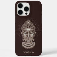 Nom personnalisé Buddha Illustration cas de téléph