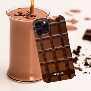 Coque Case-Mate iPhone Nom Personnalisé Chocolat Barre de Bonbons Chocola