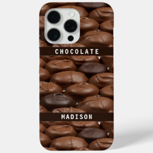 Coque Case-Mate iPhone Nom personnalisé Chocolat Bonbons Truffes Foodies 