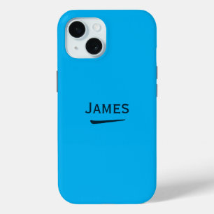 Coque Case-Mate iPhone Nom Personnalisé Ciel bleu moyen