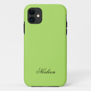 Case-Mate iPhone Case Nom personnalisé couleur chaux simple