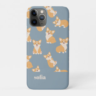 Case-Mate iPhone Case Nom personnalisé Cute Corgi Motif pour Amoureux de