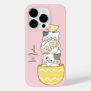 Coque Case-Mate iPhone Nom personnalisé Cute Kittens