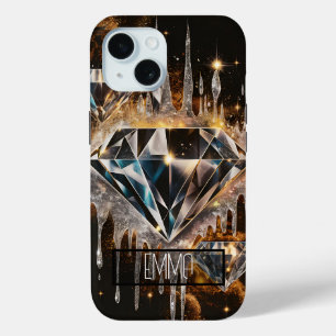 COQUE Case-Mate iPhone NOM PERSONNALISÉ DE L'AFFAIRE DE TÉLÉPHONE DIAMOND