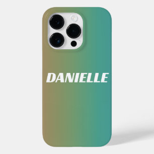 Coque Case-Mate iPhone Nom personnalisé Dégradé arc-en-ciel