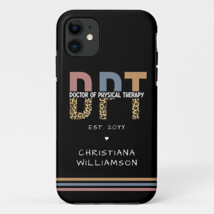 Case-Mate iPhone Case Nom personnalisé DPT Doctor of Physical Therapy Ch