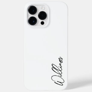 Coque Case-Mate iPhone Nom personnalisé du script moderne