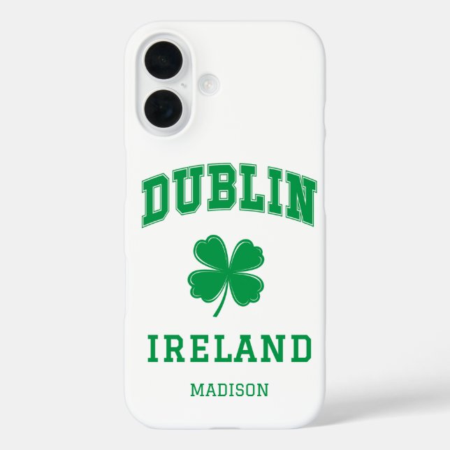 Coques Case-Mate iPhone Nom personnalisé Dublin Irlande (Verso)