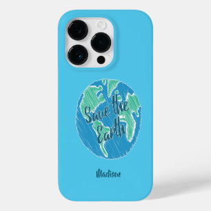 Coque Case-Mate iPhone Nom Personnalisé Enregistrer La Terre