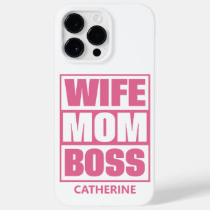 Coque Case-Mate iPhone Nom personnalisé Femme - Maman - Patron