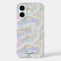 Nom personnalisé Fluid Iridescente Gold Opal Girl