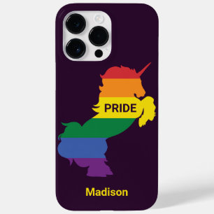 Coque Case-Mate iPhone Nom personnalisé Gay Unicorn