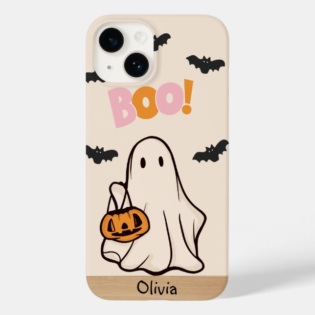 COQUES Case-Mate iPhone NOM PERSONNALISÉ HALLOWEEN (Verso)