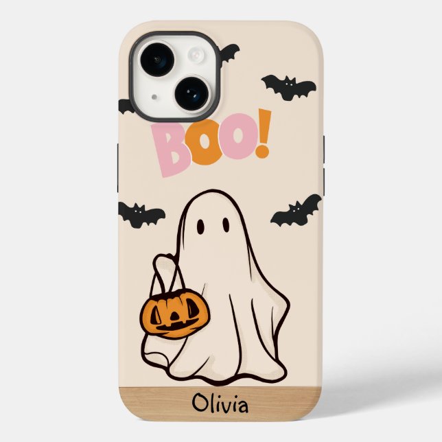 COQUES Case-Mate iPhone NOM PERSONNALISÉ HALLOWEEN (Verso)