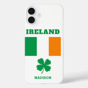 Coque Pour iPhone 16 Plus Nom personnalisé Irlande
