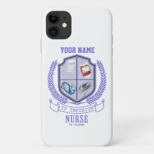 Case-Mate iPhone Case Nom personnalisé IV Ligue Infusion Nurse