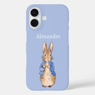 Coque Pour iPhone 16 Nom personnalisé lapin classique bunny