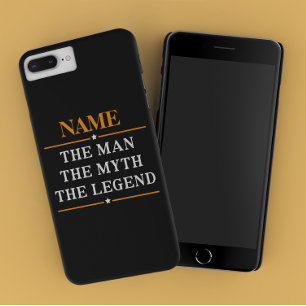 Coque Case-Mate iPhone Nom Personnalisé L'Homme Le Mythe La Légende