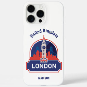 Coque iPhone 16 Pro Max Nom personnalisé Londres