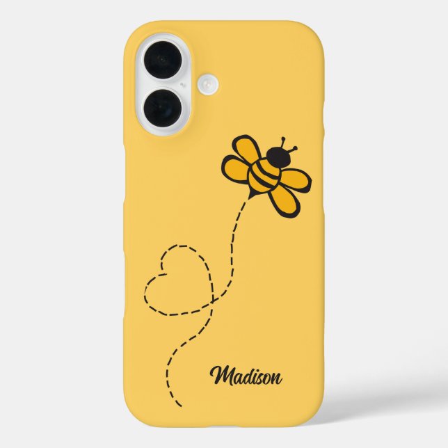 Coques Case-Mate iPhone Nom personnalisé Love Bee (Verso)