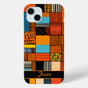 Coque Case-Mate iPhone Nom personnalisé moderne Africain Print Ethnic
