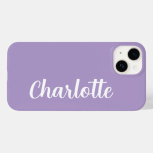 Coque Case-Mate iPhone Nom personnalisé Monogramme minimal moderne élégan
