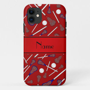 Etui iPhone Case-Mate Nom personnalisé motif de crosse rouge