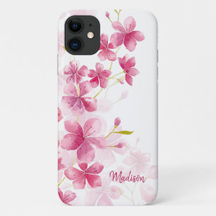 Case-Mate iPhone Case Nom personnalisé  Motif Floral de fleurs de ceris