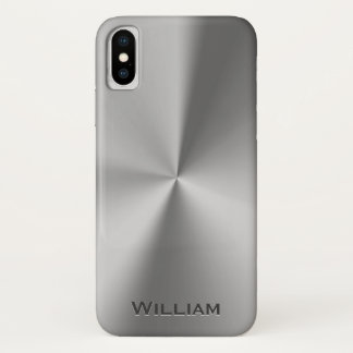 Case-Mate iPhone Case Nom personnalisé par métal balayé