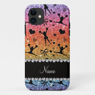 Case-Mate iPhone Case Nom personnalisé parties scintillant arc-en-ciel l