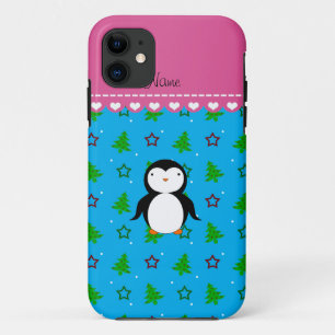 Coque Case-Mate Pour iPhone Nom personnalisé pingouin ciel étoile