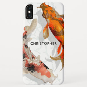 Case-Mate iPhone Case Nom personnalisé  Poisson koi japonais moderne