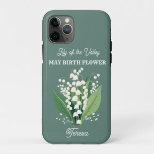 Case-Mate iPhone Case Nom personnalisé pour la fleur de naissance de mai