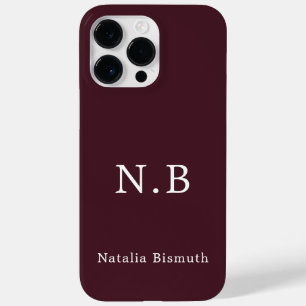 Coque Case-Mate iPhone Nom personnalisé rouge
