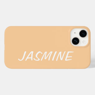 Coque Case-Mate iPhone Nom personnalisé simple moderne minimal monogramme