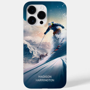 Coque Case-Mate iPhone Nom personnalisé Skier de montagne