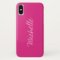 Nom personnalisé Solid Magenta Rose