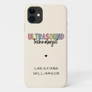 Case-Mate iPhone Case Nom personnalisé Ultrasound Technologist Cadeaux