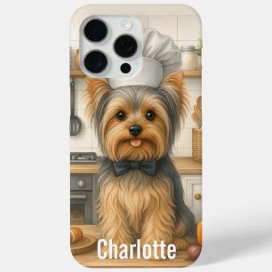Coque Case-Mate iPhone Nom personnalisé Yorkshire Terrier Chien Chef