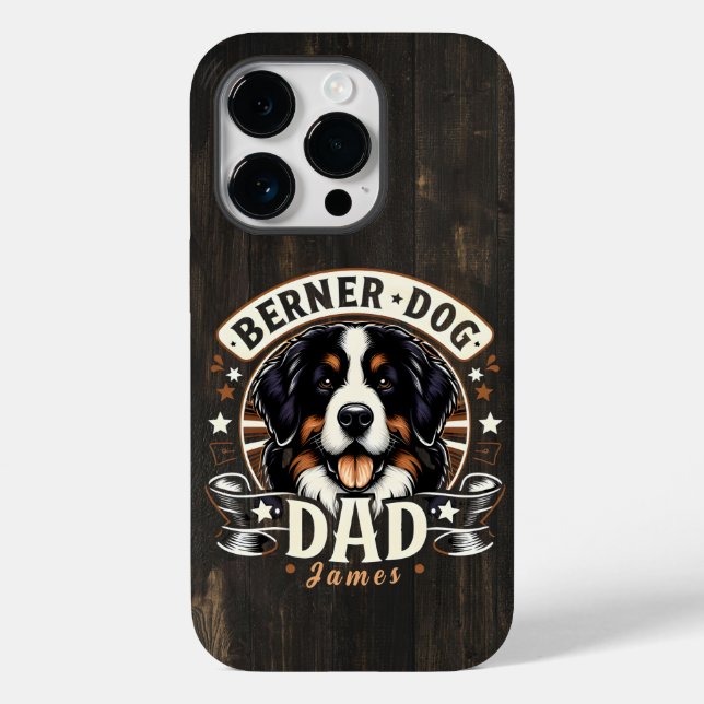 Coques Case-Mate iPhone Nom personnel Berner Chien Papa - Bernese Daddy (Verso)