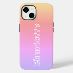 Coque Case-Mate iPhone Nom Rose Lilac Jaune Couleur coucher de soleil Typ