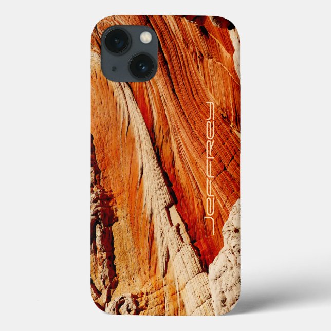 Coques Case-Mate iPhone Nom sud-ouest robuste Brown Tan Abstrait (Verso)